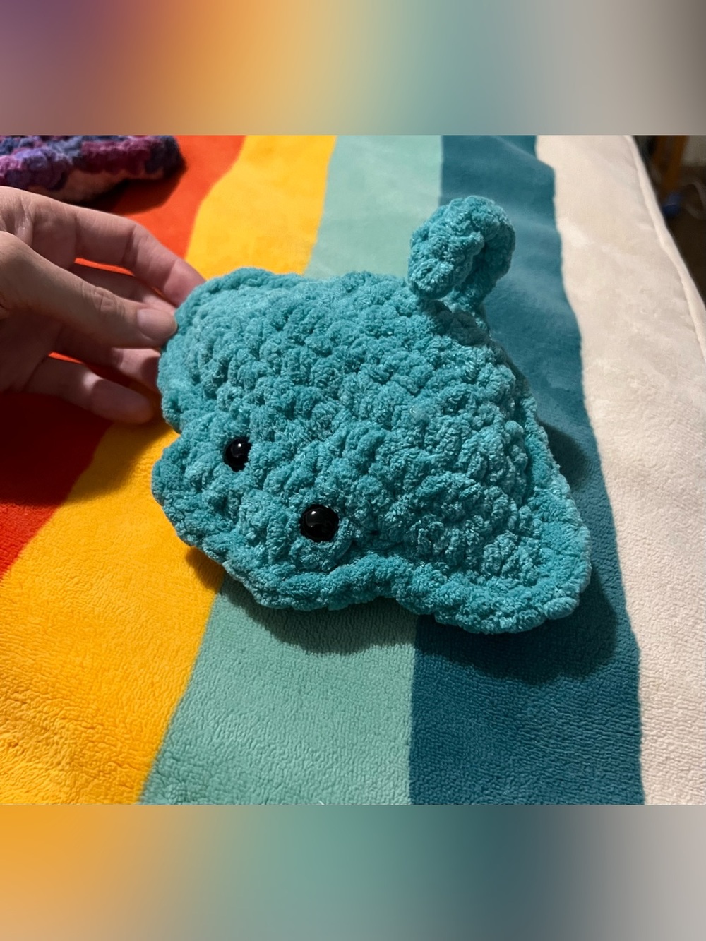 Plush Crocheted Stingray ✨